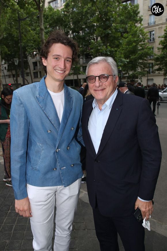 Jean Arnault et Sidney Toledano - Les célébrités au Défilé de mode Louis Vuitton Homme, Collection Printemps/Été 2025 dans le cadre de la Fashion Week de Paris, France, le 18 Juin 2024. © Bertrand Rindoff / Bestimage