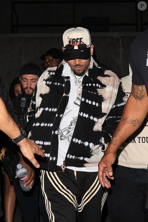 Chris Brown au Toyota Center de Houston Backgrid USA / Bestimage