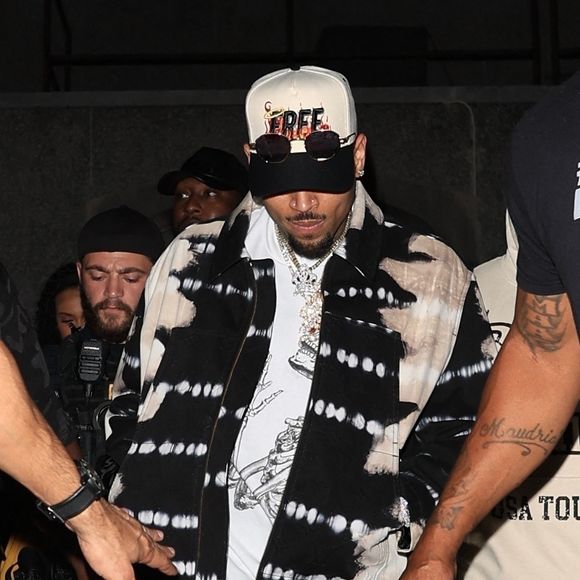 Chris Brown au Toyota Center de Houston Backgrid USA / Bestimage