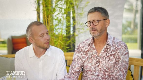 Candidat de la saison 19 de "L'amour est dans le pré", c'est en août dernier qu'il avait annoncé sa rupture avec Christophe.

Christophe et Yann au bilan de "L'amour est dans le pré". M6