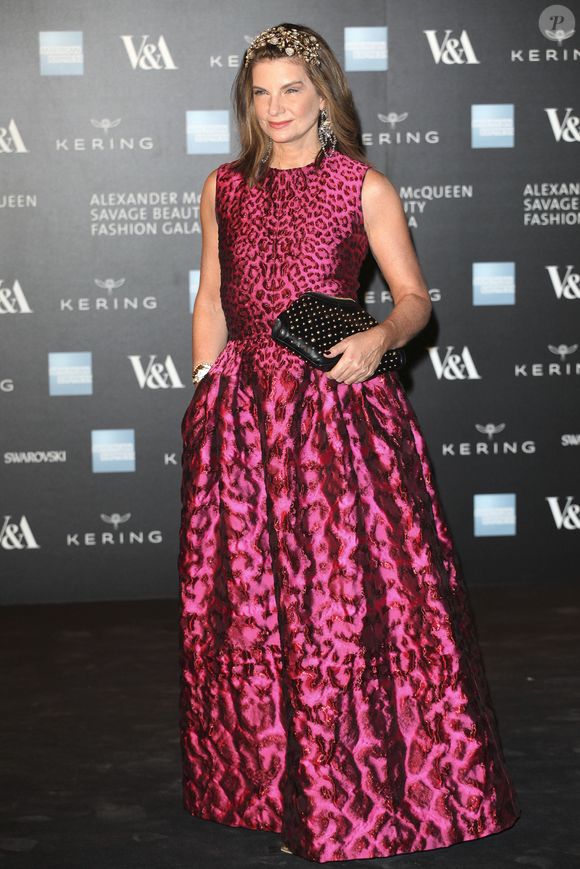 Natalie Massenet - Photocall du gala "Alexander McQueen : Savage Beauty" au Victoria and Albert Museum à Londres, le 12 mars 2015. Action Press / Bestimage