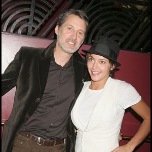 Antoine de Caunes et sa fille Emma de Caunes à Paris en 2008. © OLIVIER BORDE / BESTIMAGE