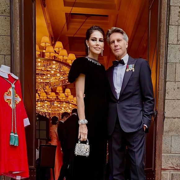 Emmanuel-Philibert de Savoie et sa compagne Adriana Abascal à Osaka au Japon © Instagram