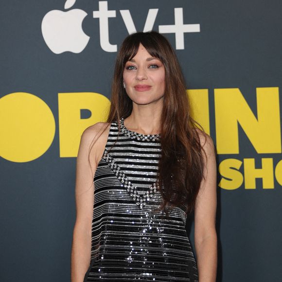Marion Cotillard assiste à la première new-yorkaise de la saison 4 de The Morning Show sur Apple TV au Museum of Modern Art. Le 9 septembre à New York. Photo : DPA/ABACA