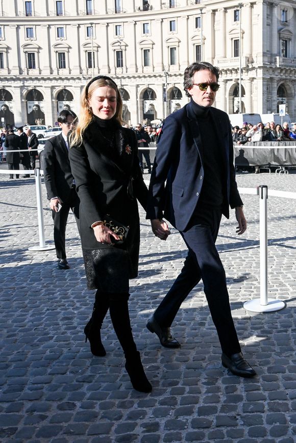 Rome, Italie : Rome, décès de Valentino Garavani - Funérailles dans la Basilique de Santa Maria degli Angeli e dei Martiri - Sur la photo : Natalia Vodianova, Antoine Arnault (Credit Image : © Maurizio D'Avanzo/IPA via ZUMA Press)