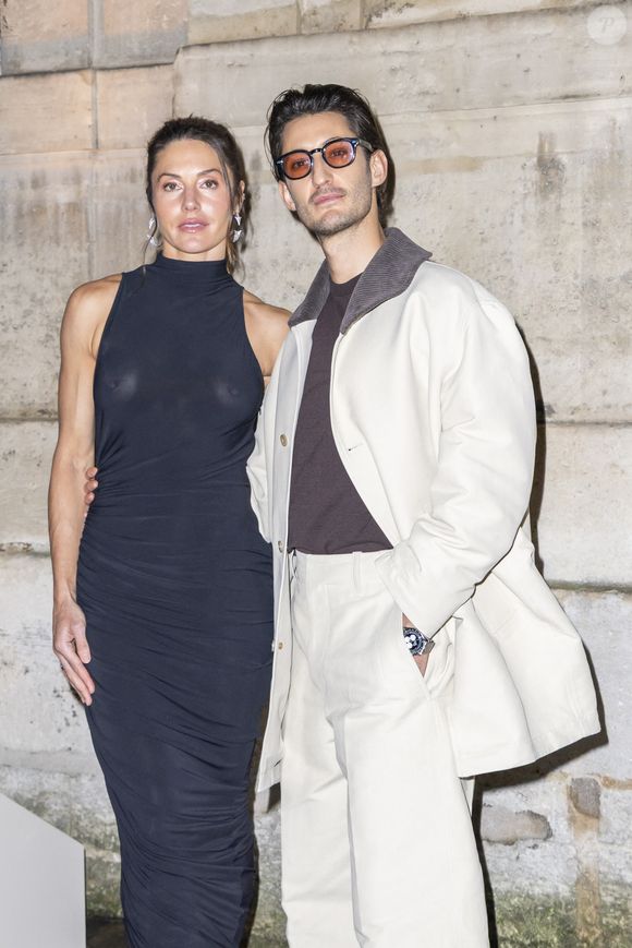 Natasha Andrews, Pierre Niney - Photocall du Défilé de mode Jacquemus Collection Hommes Automne Hiver Printemps-Été dans le cadre de la Fashion Week de Paris, France, le 25 janvier 2026.
 
© Olivier Borde / Bestimage