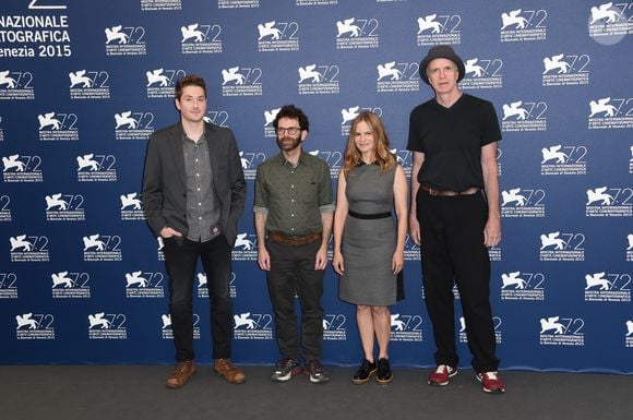 Rosa Tran, Charlie Kaufman, Jennifer Jason Leigh, Tom Noonan, Duke Johnson à la 72e Mostra de Venise, le 8 septembre 2015.

Photo : SGP / Bestimage