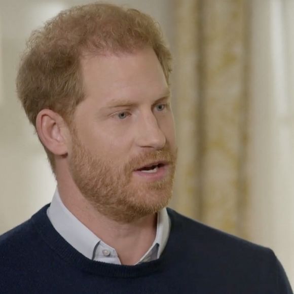 Le prince Harry accorde son unique interview au Royaume Uni au journaliste Tom Bradby pour la sortie de son autobiographie choc "Spare" (Le Suppléant) le 8 janvier 2023. 
JLPPA / Bestimage