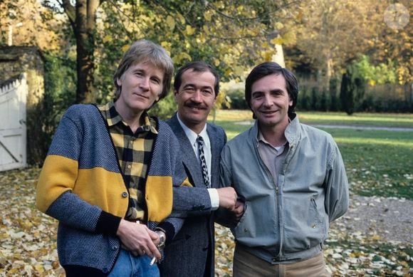 En France, portrait en extérieur des Charlots, le 14 novembre 1983. Jean Lenoir via Bestimage