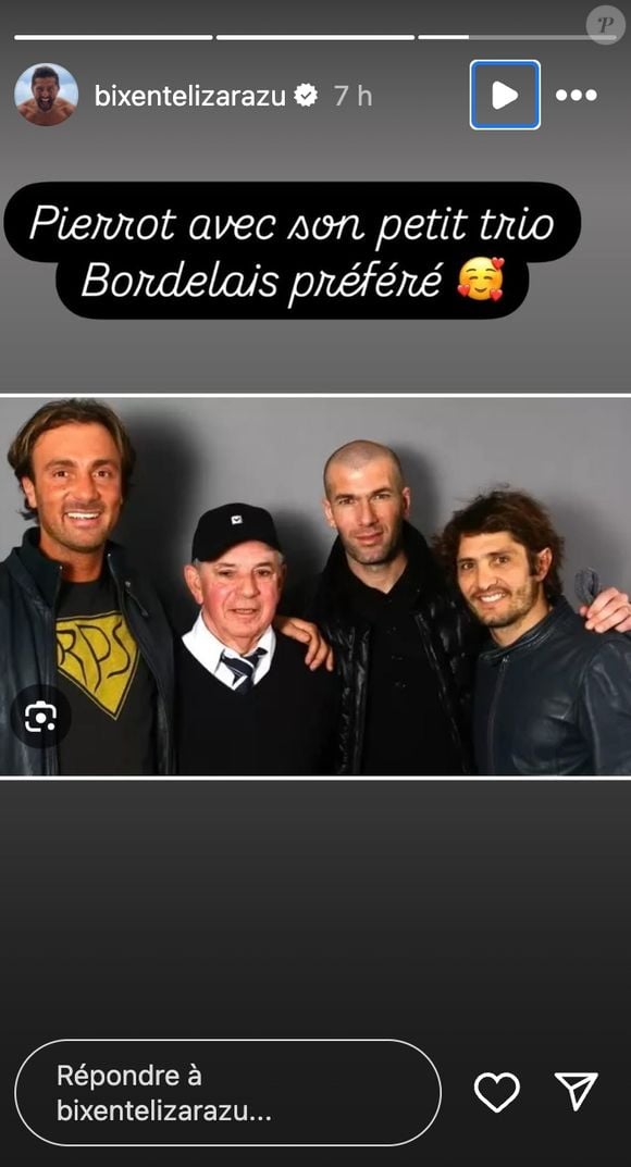 Ce week-end, le club des Girondins a annoncé la disparition de Pierre Labat, décédé dans la nuit du samedi 21 au dimanche 22 décembre, à l'âge de de 88 ans. 

Bixente Lizarazu rend hommage à Pierre Labat via sa story Instagram.