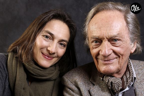 Portrait de Philippe Tesson et sa fille Stephanie Tesson CEDRIC PERRIN / BESTIMAGE