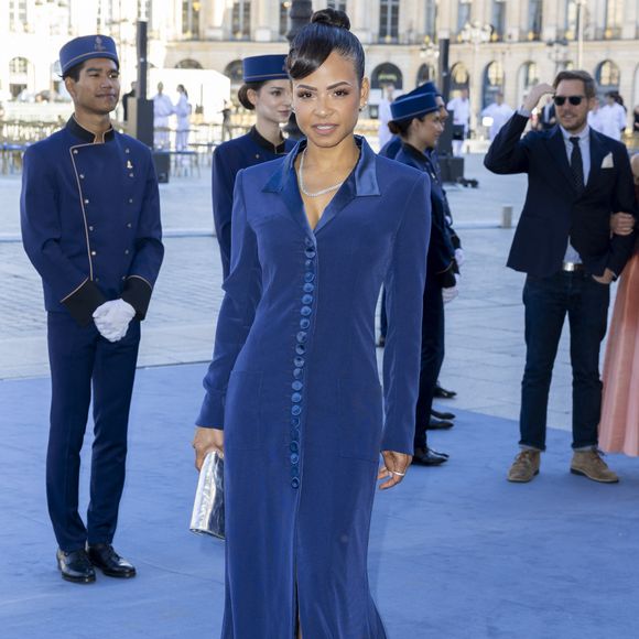 Mais il semblerait que la mère de trois enfants soit très épanouie en France. 
Christina Milian au Défilé "Vogue World" Place Vendôme dans le cadre de la Fashion Week de Paris, France, le 23 juin 2024. © Olivier Borde/Bestimage