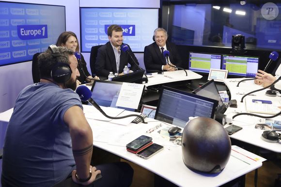 Exclusif - Valérie Benaim, Gauthier Le Bret, Donat Vidal-Revel - Dernière de l'émission "On Marche Sur La Tête", présentée par C.Hanouna sur Europe 1 à Paris le 26 juin 2025 - © Jack Tribeca / Bestimage