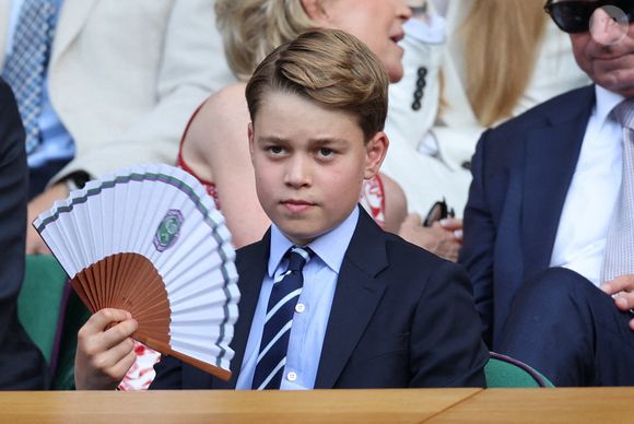 Le prince William et Kate Middleton avec leurs enfants le prince George et la princesse Charlotte dans la loge royale pour la finale du simple messieurs le dernier jour des championnats de tennis de Wimbledon à Londres, Royaume-Uni, le 13 juillet 2025. Photo par Stephen Lock/i-Images/ABACAPRESS.COM Les photos incluent : Keira Knightley et Nicole Kidman