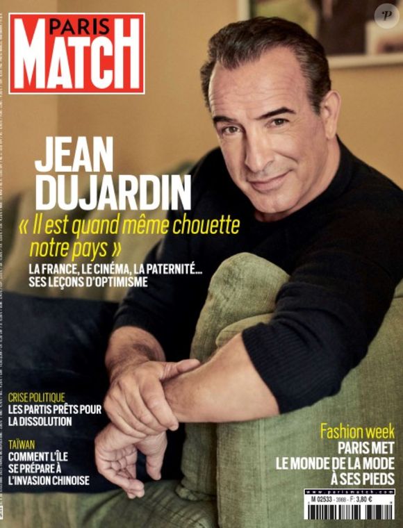 Jean Dujardin s'est confié dans les colonnes de "Paris Match".

Couverture du magazine "Paris Match"