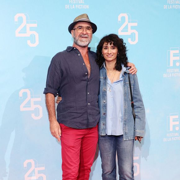 Eric Cantona et Rachida Brakni au photocall de la série "Brigade anonyme" lors de la 25ème édition du Festival de la fiction de la Rochelle, le 13 septembre 2023.

Photo : Denis Guignebourg / Bestimage