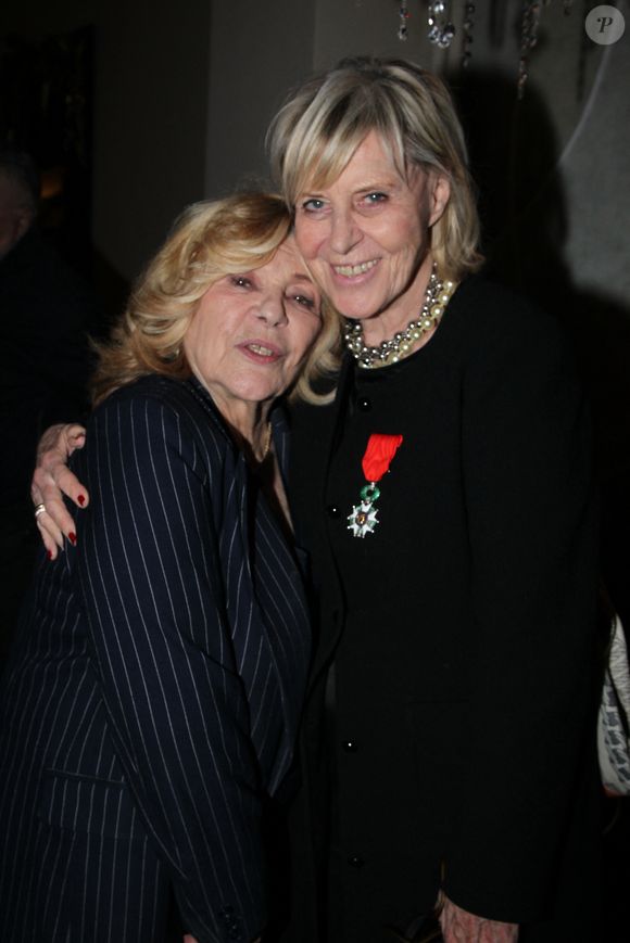 Exclusif - Chantal Ladesou, Nicoletta - Chantal Ladesou fête sa légion d'honneur avec ses amis au restaurant Paparazzi à Paris le 2 février 2026. © Philippe Baldini / Bestimage