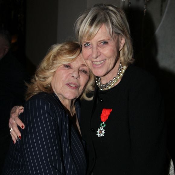 Exclusif - Chantal Ladesou, Nicoletta - Chantal Ladesou fête sa légion d'honneur avec ses amis au restaurant Paparazzi à Paris le 2 février 2026. © Philippe Baldini / Bestimage