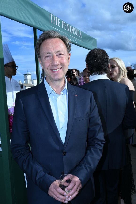 Stéphane Bern - Réouverture du rooftop « L'heure dorée » de l'hôtel Peninsula à Paris le 10 juin 2026. © Rachid Bellak/Bestimage