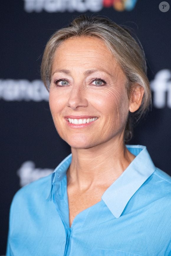 Anne-Sophie Lapix assiste a la Conference de Presse de rentree de France Televisions a Paris, France le 11 Juillet 2023. Photo par Aurore Marechal/ABACAPRESS.COM