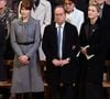 Julie Gayet affichait un look solennel avec un chignon banane,

Carla Bruni, François Hollande, Julie Gayet - Cérémonie de réouverture de la cathédrale Notre-Dame de Paris, le 7 décembre 2024. Joyau de l’art gothique, lieu de culte et de culture, symbole universel de la France et de son histoire, la cathédrale de Notre-Dame de Paris rouvre ses portes les 7 et 8 décembre, cinq ans après le terrible incendie qui l’avait ravagée le 15 avril 2019. 
© Dominique Jacovides / Bestimage