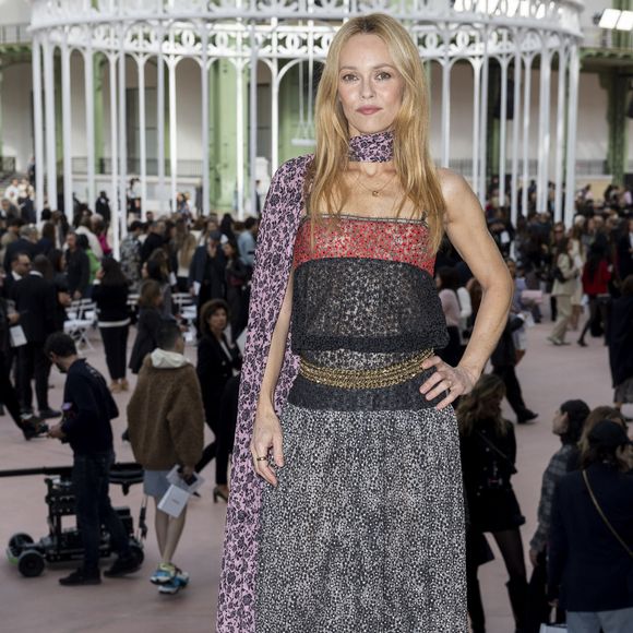 Vanessa Paradis au Front Row du défilé de mode féminine Chanel printemps-été 2025 lors de la Fashion Week de Paris (PFW), au Grand Palais, à Paris, France, le 1er october 2024. © Olivier Borde/Bestimage