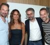 Exclusif - François Busnel, Aurélie Casse, Stephane Sitbon-Gomez (Directeur des antennes et des programmes de France Télévisions) et Damien Thévenot - Déjeuner dans la loge de France Télévision lors des Internationaux de France de Tennis de Roland Garros 2026 - Jour 05 à Paris, France le 28 Mai 2026. 

© Bertrand Rindoff/Bestimage