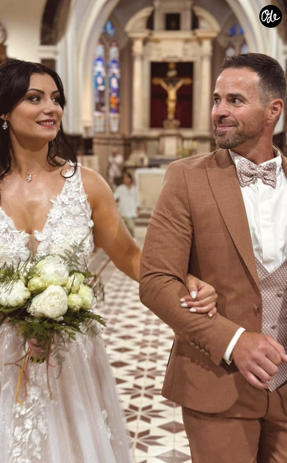 C'est dans une église au charme intemporel que Stéphane et Nejla se sont mariés religieusement. 

Stéphane et Nejla (L'amour est dans le pré) se sont mariés.