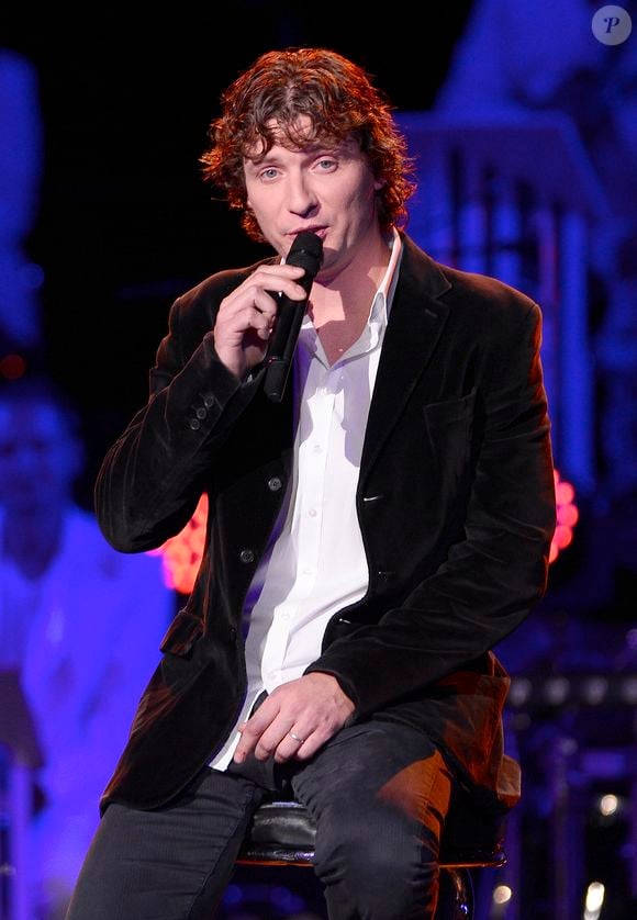 Exclusif - Olivier Villa - Patrick Sébastien fête ses 40 ans de scène à l'Olympia à Paris, le 14 novembre 2014.