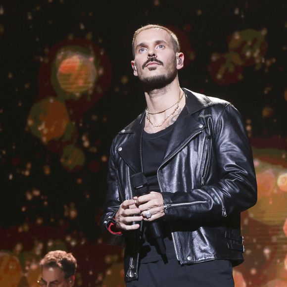 Exclusif - M. Pokora (Matt Pokora) - Enregistrement du grand concert caritatif "Tous avec le Maroc" au Dôme de Paris, diffusée en direct sur M6 le 13 septembre 2023. © Jack Tribeca / Bestimage