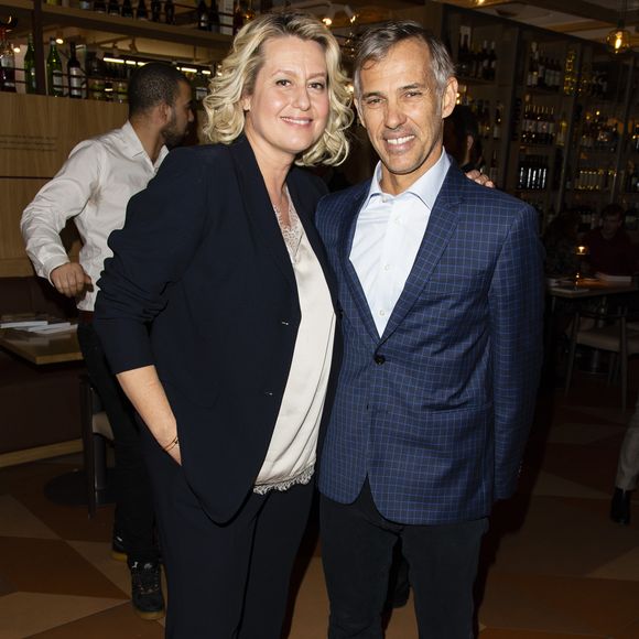 Exclusif - Paul et Luana Belmondo - Luana Belmondo lors du lancement de son livre "Italia mia Luana cuisine Rome" et de l'annonce de la diffusion de la série d'émissions sur la chaîne TV My Cuisine, au  restaurant l'Osteria del Vino du marché spacieux Eataly Paris Marais à Paris le 7 novembre 2019. © Tiziano Da Silva - Pierre Perusseau/Bestimage