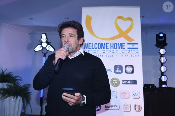 Patrick Bruel - Soirée "Welcome Home" organisée par F. Tapiro afin de fêter le retour des otages israeliens aux Salons Hoche à Paris le 15 octobre 2025. © Rachid Bellak/Bestimage