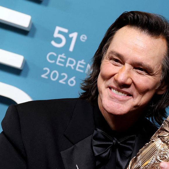 Jim Carrey (César d'Honneur pour l'ensemble de sa carrière) - Press room de la 51ème cérémonie des César, à l'Olympia. Paris, le 26 février 2026.
© Dominique Jacovides/Bestimage