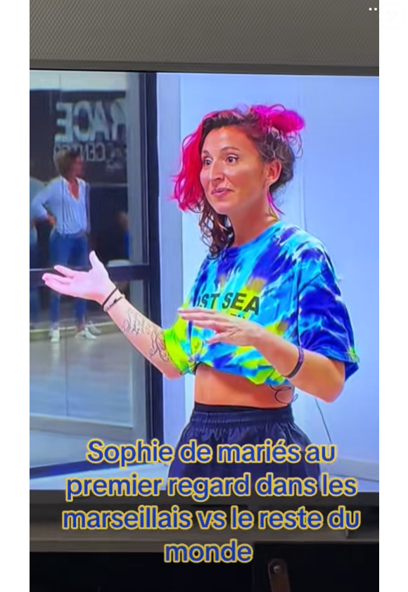 Mais l'émission de M6 n'était pas sa seule apparition 
Sophie dans "Les Marseillais VS Le Reste du monde", sur W9