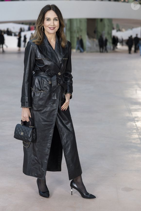 Elsa Zylberstein au défilé Chanel au Grand Palais, "Collection Haute Couture Printemps/Eté 2025" lors de la Fashion Week de Paris (PFW), le 28 janvier 2025. 
© Olivier Borde / Bestimage