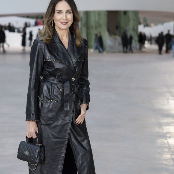 Elsa Zylberstein au défilé Chanel au Grand Palais, "Collection Haute Couture Printemps/Eté 2025" lors de la Fashion Week de Paris (PFW), le 28 janvier 2025. 
© Olivier Borde / Bestimage