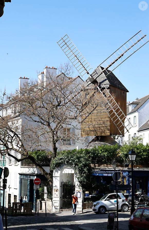 Illustration du Moulin de la Galette sur la butte Montmartre à Paris. Le 30 mars 2021
© Christophe Aubert via Bestimage