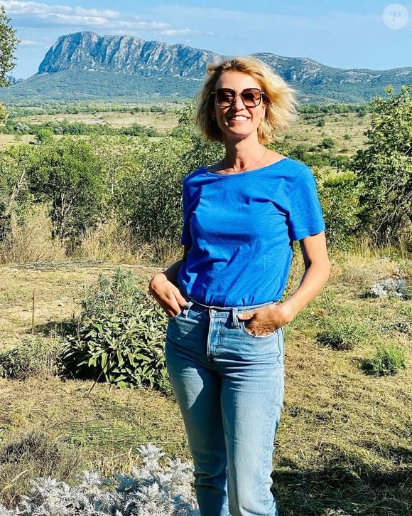 Alexandra Lamy sur Instagram le 9 août 2021.