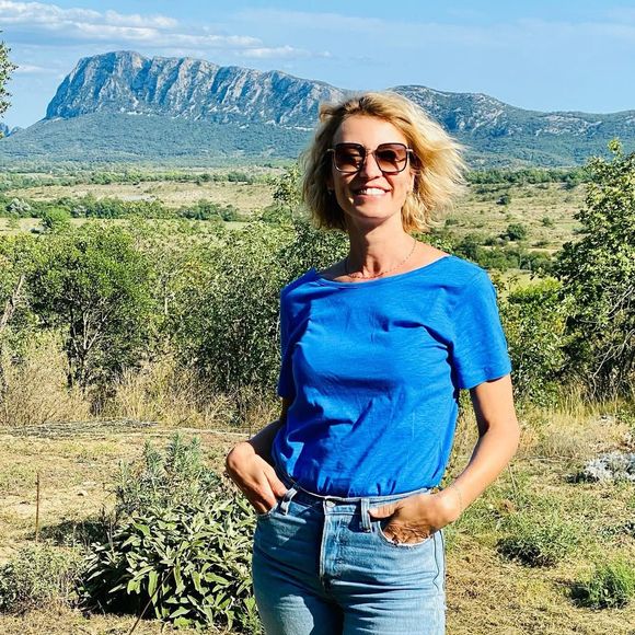 Alexandra Lamy sur Instagram le 9 août 2021.