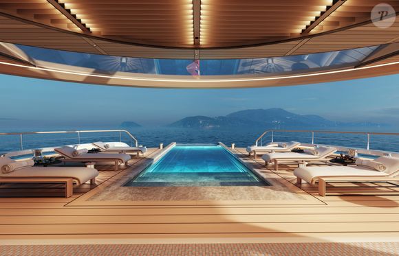 Le superyacht AQUA à couper le souffle de Bill Gates commandé pour environ 644 millions de dollars.
Crédit : Zuma Press / Bestimage