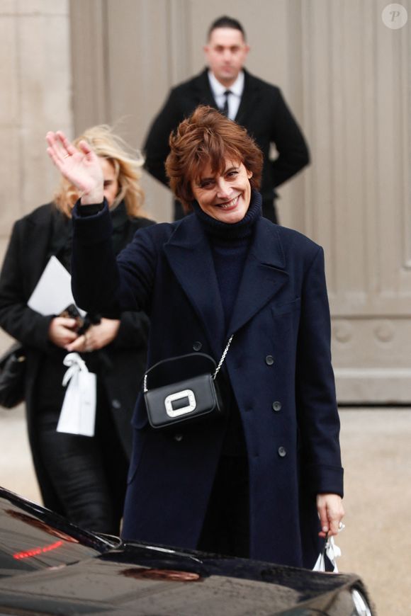 Inès de La Fressange - Les célébrités au défilé Chanel "Collection Haute Couture Printemps/Eté 2025" lors de la Fashion Week de Paris (PFW), le 28 janvier 2025
© Christophe Clovis / Bestimage