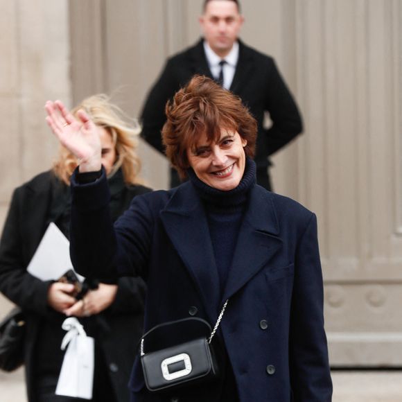 Inès de La Fressange - Les célébrités au défilé Chanel "Collection Haute Couture Printemps/Eté 2025" lors de la Fashion Week de Paris (PFW), le 28 janvier 2025
© Christophe Clovis / Bestimage