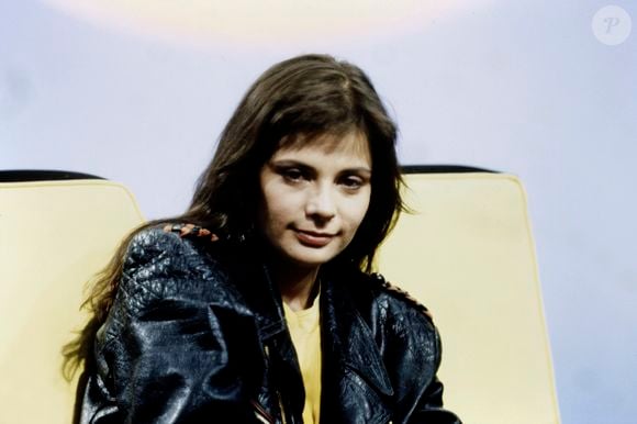 Archives - Marie Trintignant sur le plateau de l'émission TV "Ciel mon mardi!". Le 18 juin 1991. CEDRIC PERRIN / BESTIMAGE
