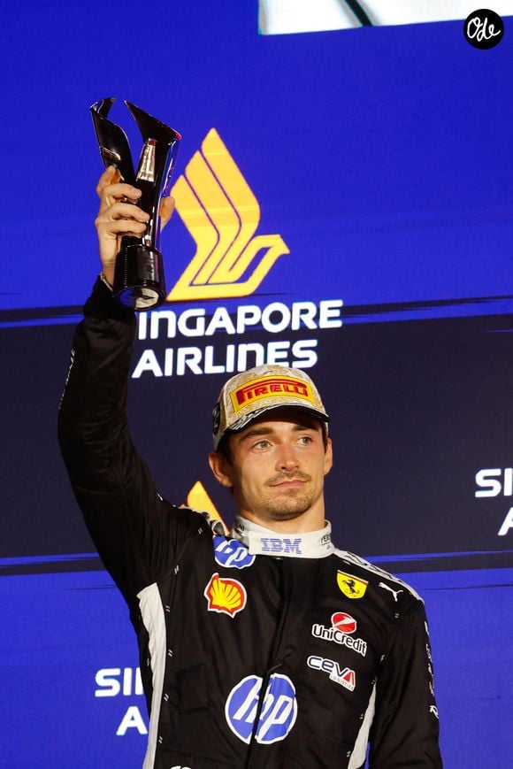 Charles Leclerc à Singapour le 11 octobre 2026. Photo : Dpa/Abaca