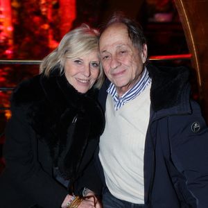 Chantal Ladesou et Michel Ansault assistent à la soirée Maison de Retraite 2 au Buddha Bar à Paris, France le 13 février 2024 à Paris, France. Photo by Jerome Domine/ABACAPRESS.COM