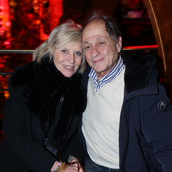 Chantal Ladesou et Michel Ansault assistent à la soirée Maison de Retraite 2 au Buddha Bar à Paris, France le 13 février 2024 à Paris, France. Photo by Jerome Domine/ABACAPRESS.COM