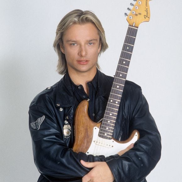 David Hallyday le 03.04.1991 à Munich. Photo DPA/ABACAPRESS.COM
