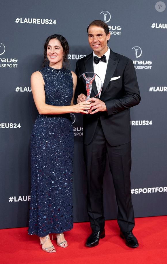 Ce lundi 21 avril, Rafael Nadal et Xisca Perello se sont rendus à la cérémonie des Laureus Awards, à Madrid

Rafael Nadal et Xisca Perrello - Laureus World Sports Awards 2024, à Madrid le 22 avril 2024. AGENCE / BESTIMAGE