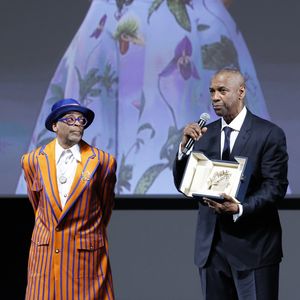 Spike Lee - Remise de la Palme d'Or d'Honneur à Denzel Washington lors du 78ème Festival International du Film de Cannes. Le 19 mai 2024
© Pool / Bestimage