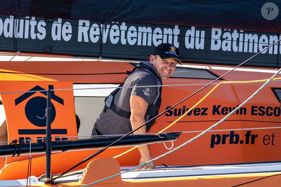 Le navigateur Kevin Escoffier, en septembre 2020. Photo by Masson A/ANDBZ/ABACAPRESS.COM